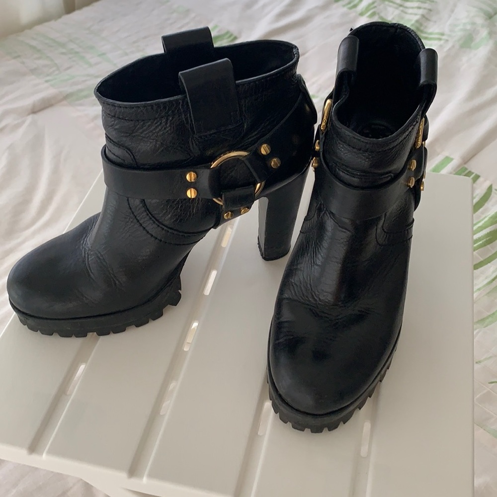 Tory Burch Moto Platform Boots, 8